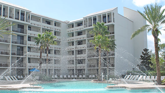 The pool at Holiday Inn Orlando